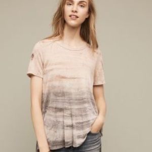 Anthropologie Marble Ocean Tee Size XS /// Cirana